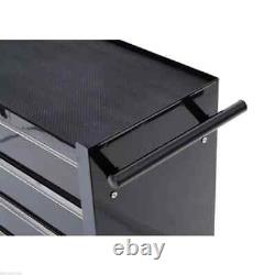 5 Drawers Rolling Steel Tool Storage Cabinet Metal tools Chest Garage 2 Keys