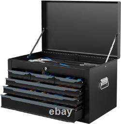 6 Drawer Tool Storage Cabinet, Heavy-Duty Metal Tool Chest with Automatic Lock