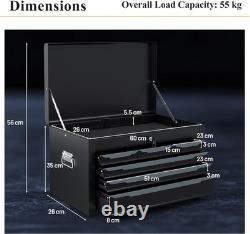 6 Drawer Tool Storage Cabinet, Heavy-Duty Metal Tool Chest with Automatic Lock
