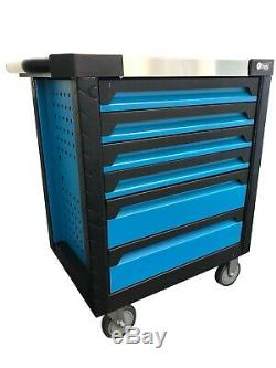 6 Drawer Tool Trolley Cabinet 245 Tools Workshop Storage Chest Carrier ToolBox
