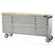 72 Stainless Steel 15 Drawer Work Bench Tool Box Chest Cabinet 0220-0228