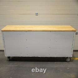 72 Stainless Steel 15 Drawer Work Bench Tool Box Chest Cabinet 2457-2465