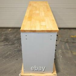 72 Stainless Steel 15 Drawer Work Bench Tool Box Chest Cabinet 3861-3865