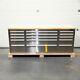 72 Stainless Steel 15 Drawer Work Bench Tool Box Chest Cabinet 4939-4946