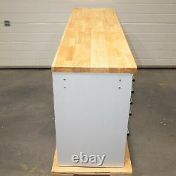 72 Stainless Steel 15 Drawer Work Bench Tool Box Chest Cabinet 5073-5077