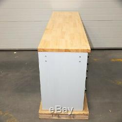 72 Stainless Steel 15 Drawer Work Bench Tool Box Chest Cabinet 5721-5727