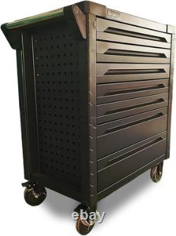 7-Drawer Rolling Tool Chest, 34.2W X 18.1D X 37.4H Inches, Tool Storage Cabinet wi
