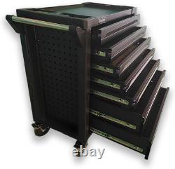 7-Drawer Rolling Tool Chest, 34.2W X 18.1D X 37.4H Inches, Tool Storage Cabinet wi