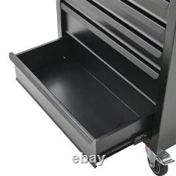 7 Drawer Tool Box Chest Roller Cabinet Tool Cart Trolley with Ball Bearing Slide