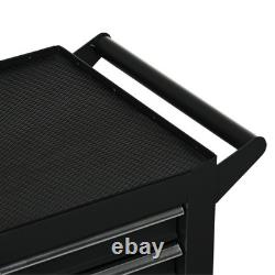 7-Drawer Tool Box on Wheels, Lockable Tool Cabinet with EVA Pat & Ball Bearing