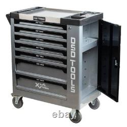 7 Drawer Tool Chest Cabinet with Tools Roll Cab Workshop Storage