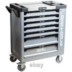 7 Drawer Tool Chest Cabinet with Tools Roll Cab Workshop Storage