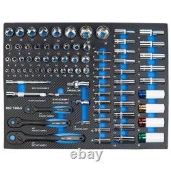 7 Drawer Tool Chest Cabinet with Tools Roll Cab Workshop Storage