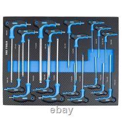 7 Drawer Tool Chest Cabinet with Tools Roll Cab Workshop Storage