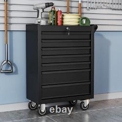 7 Drawers Garage Tool Cart Steel Chest Drawer Cabinet Tool Box Workshop Cabinet