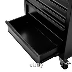 7 Drawers Pro Black Tools Affordable Steel Garage Chest Tool Box Roller Cabinet
