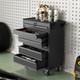 7 Drawers Tool Cabinet Roller Storage Chest Box Lockable Roll Cab Trolley Uk