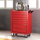 7 Drawers Tool Chest Roller Cabinet Roll Cab Tool Box Trolley Garage Storage Red