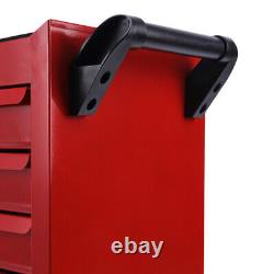 7 Drawers Tool Chest Roller Cabinet Roll Cab Tool Box Trolley Garage Storage Red