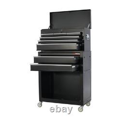 8 Drawer Heavy-Duty Steel Tool Chest & Roller Cabinet with Castors Garage Wo