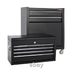 8 Drawer Heavy-Duty Steel Tool Chest & Roller Cabinet with Castors Garage Wo