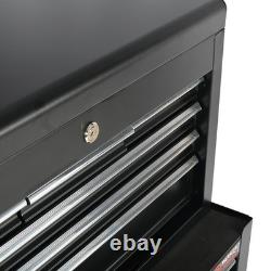 8 Drawer Heavy-Duty Steel Tool Chest & Roller Cabinet with Castors Garage Wo