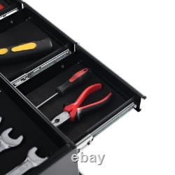 8 Drawer Heavy-Duty Steel Tool Chest & Roller Cabinet with Castors Garage Wo