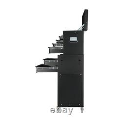 8 Drawer Heavy-Duty Steel Tool Chest & Roller Cabinet with Castors Garage Wo