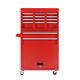 8 Drawer Large Tool Chest Cabinet Garage Roller Top Chest Box Garage Trolley Uk