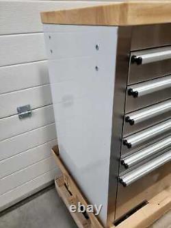 96 Stainless Steel 24 Drawer Work Bench Tool Chest Cabinet 24-11-21 13
