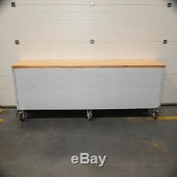 96 Stainless Steel 24 Drawer Work Bench Tool Chest Cabinet 5276-5282
