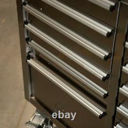 96 Stainless Steel 24 Drawer Work Bench Tool Chest Cabinet 9450-3459
