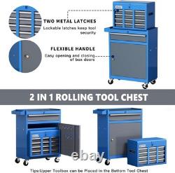 AIRAJ Tool Cabinet with 7 Drawers with 8 Parts Storage Boxes