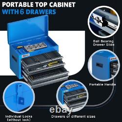 AIRAJ Tool Cabinet with 7 Drawers with 8 Parts Storage Boxes