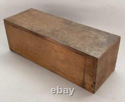 ANTIQUE WATCHMAKERS CABINET 1880 TOOL CABINET CASE box chest of drawers