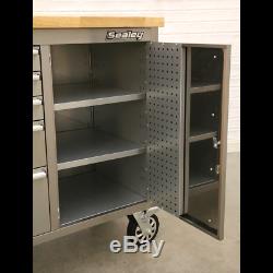 AP7210SS Sealey Mobile Stainless Steel Tool Cabinet 10 Drawer Cupboard Chests