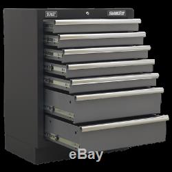 APMS62 Sealey Modular 7 Drawer Cabinet 680mm Modular Storage Systems Superline