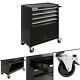 Arebos Roller Tool Cabinet Storage 4 Drawers Toolbox Tool Chest, Trolley