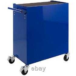 AREBOS Roller Tool Cabinet Storage 4 Drawers Toolbox Tool Chest, Trolley Blue