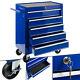 Arebos Roller Tool Cabinet Storage 5 Drawers Toolbox Garage Workshop Blue