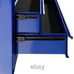 AREBOS Roller Tool Cabinet Storage 7 Drawers Toolbox Garage Workshop Blue