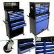 Arebos Roller Tool Cabinet Storage 9 Drawers Toolbox Garage Workshop Blue
