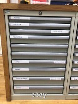 Allemand Frere Metal Tool Drawer Cabinets X4 Units. Swiss Made