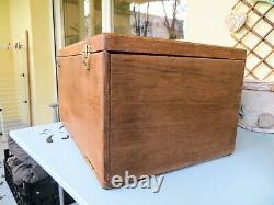Antique Oak Collectors Cabinet, Watchmakers Drawers, Vintage Tool Box / Chest