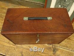 Antique Union Watchmakers Cabinet Lockable Tool Drawers 1940s
