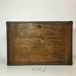 Antique Vintage Moore & Wright Engineers 8 Drawer Tool Box Cabinet Chest