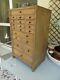 Antique Watchmakers Cabinet, Collectors Drawers, Engineers Tool Box / Chest