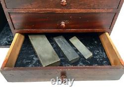 Antique Wooden Tool / Collectors Box / Chest of Drawers / Cabinet / Rustic