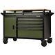 Bunker Green Roller Tool Cabinet 14 Drawer 48 Multi-functional Workbench 08269