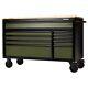 Bunker Green Roller Tool Cabinet Workbench 10 Drawer 56 Steel 08236